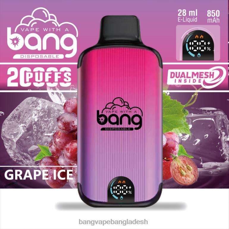 Bape Vape Dhaka - Bang Vape Digital Smart Screen 20000 পাফ নিষ্পত্তিযোগ্য PT62P3
