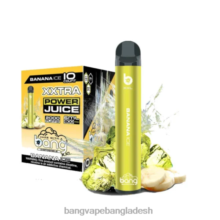 Bape Vape Dhaka - Bang Vape XXL 2000 পাফ কলা বরফ PT62P13